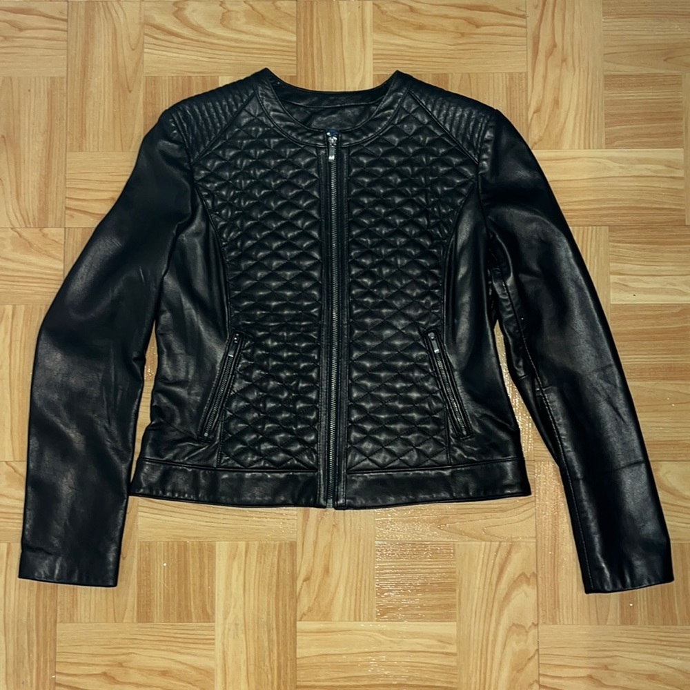 Cole Hann Quilted Genuine Lamb Leather